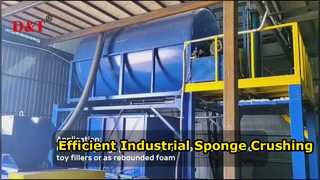 Industrial Sponge Crushing Machine High Capacity Solution