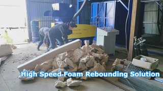 High Speed PU Foam Rebounding Machine Industrial Solution