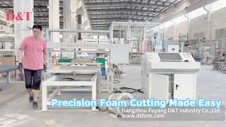 High Speed Two-wheel wire cutting machine CNC Foam Cutter Automatic Precision