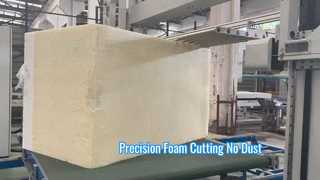 D & T Loop Knife PU Foam Cutting Machine Horizontal Revolving Contour Cutter