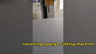 Flexible PU Cutting Machine Revolving Sponge Foam Cutting Machine For PVA EPE EPS Phenolic